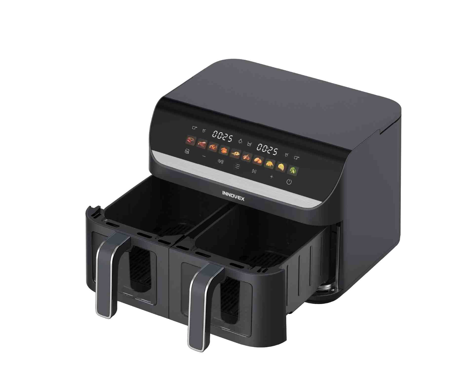 Innovex Air Fryer - Dual Basket (11L) -3