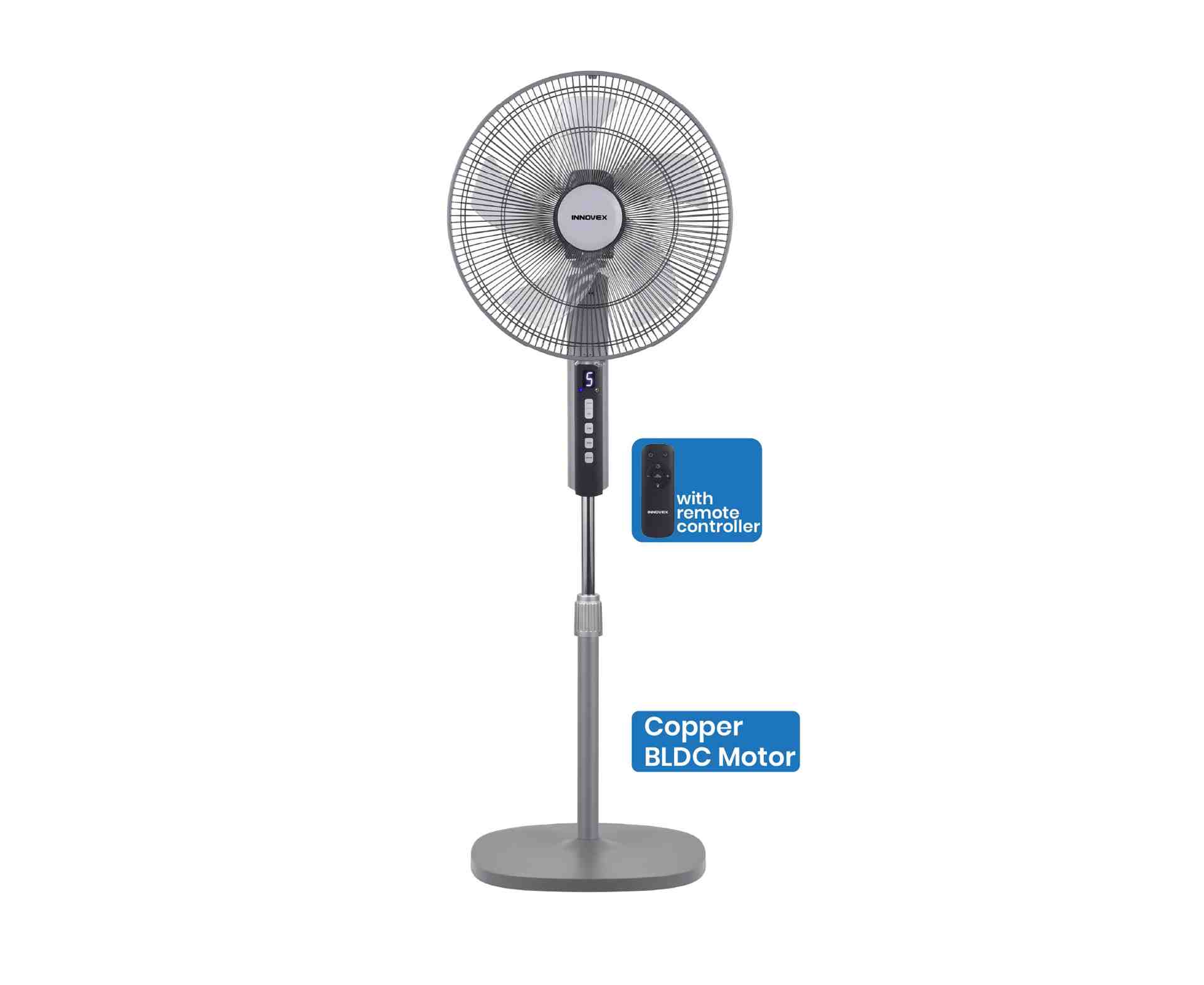 Stand Fan With Remote BLDC 16"