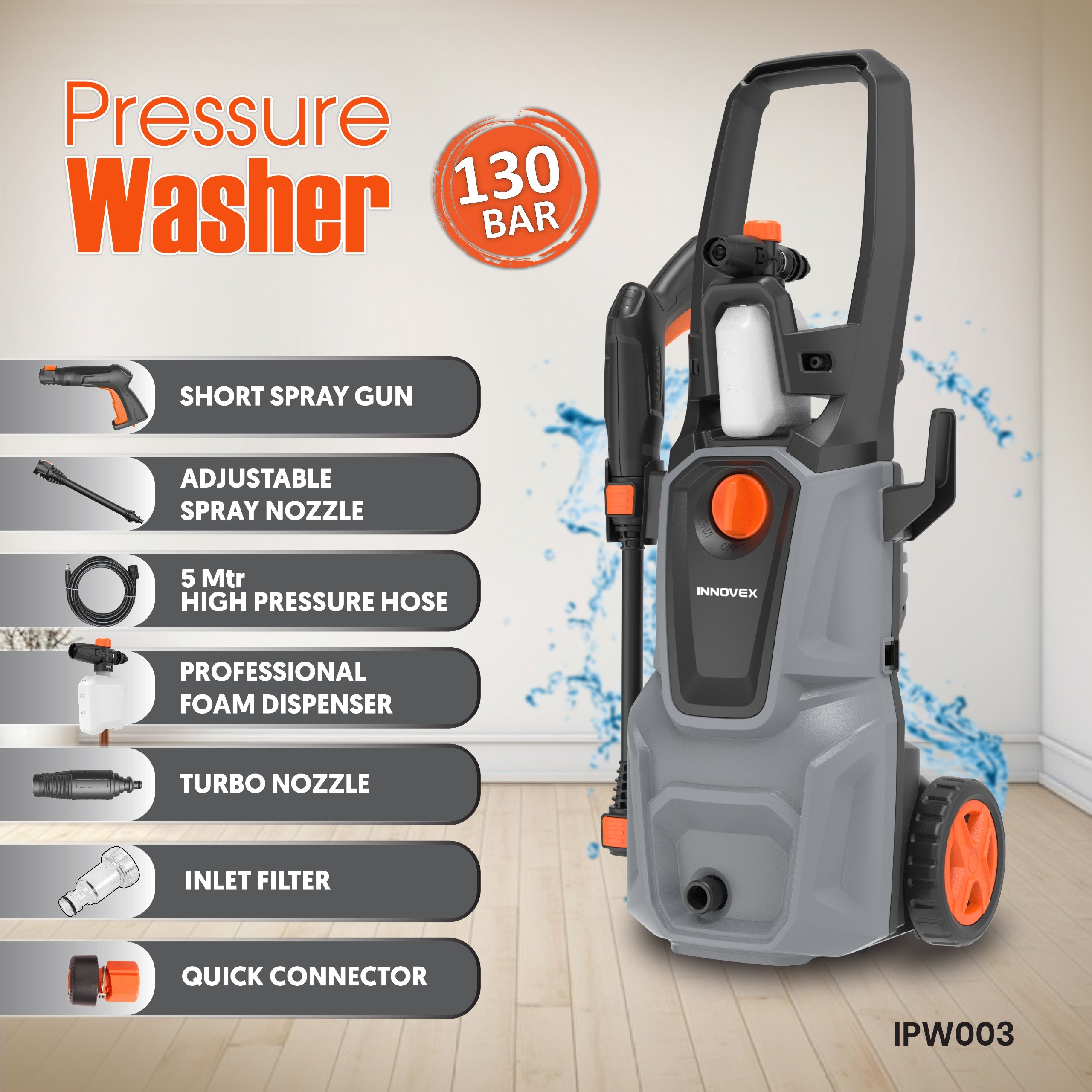 Pressure Washer - 1600W